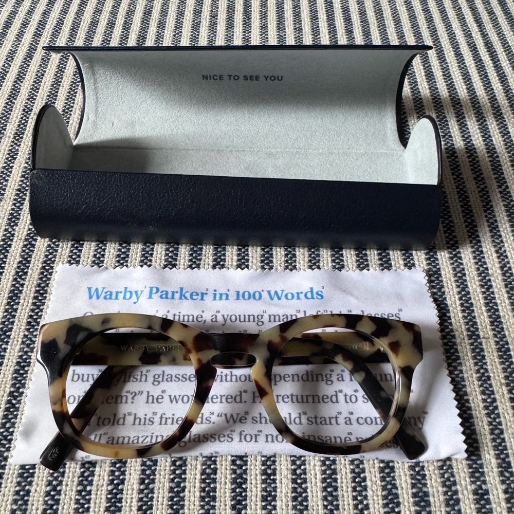 Warby Parker Brown Patterned Glasses